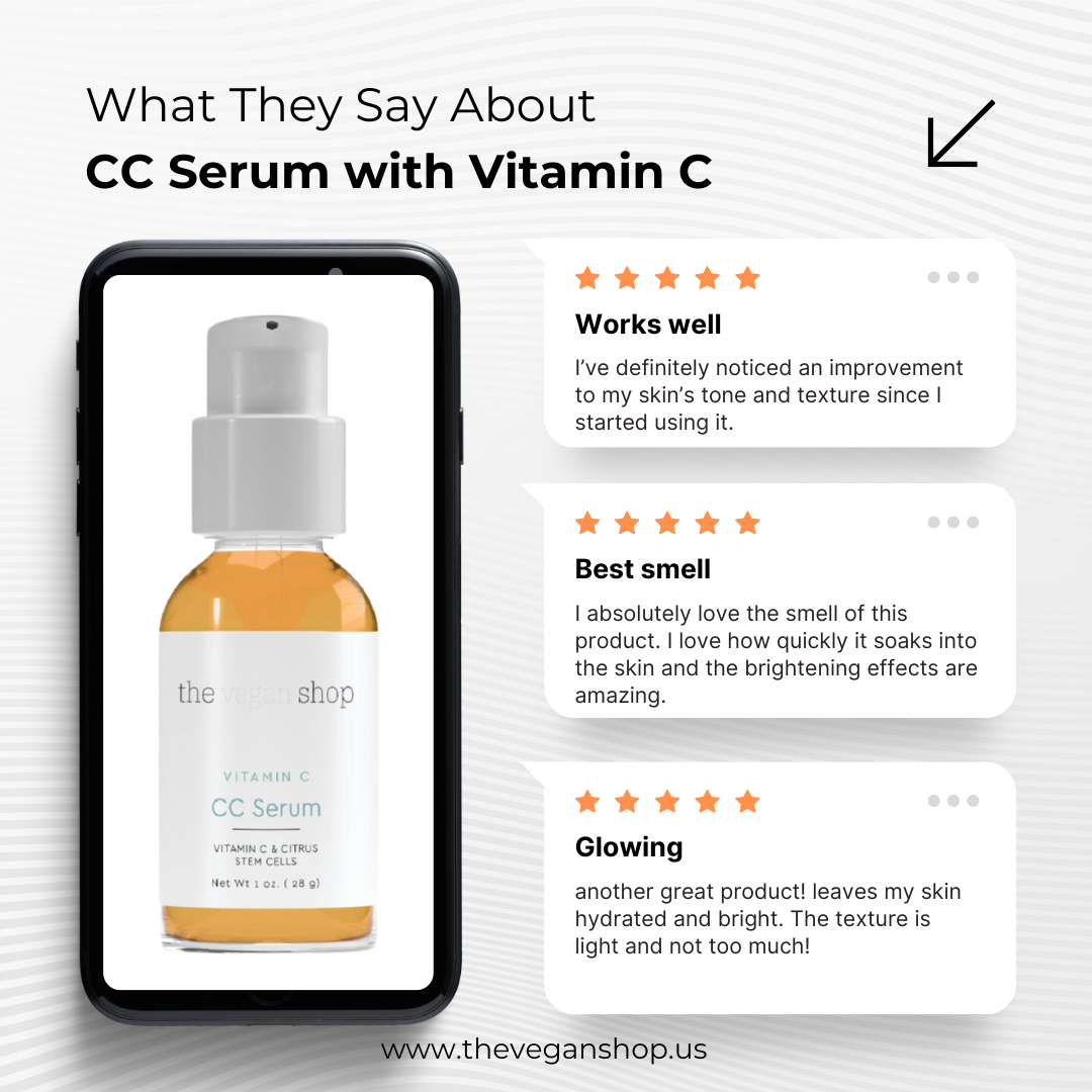 CC Serum with Vitamin C - The Vegan Shop (Bestseller)