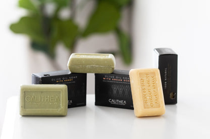 100% NATURAL 3 PACK VARIETY OLIVE OIL SOAPS