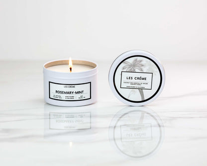 Rosemary Mint Scent Coconut Wax Candle