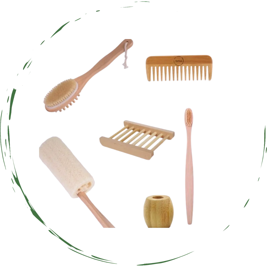 Zero-Waste Bathroom Essential Accessories Bundle