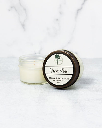 Fresh Pine Scent Coconut Wax Candle