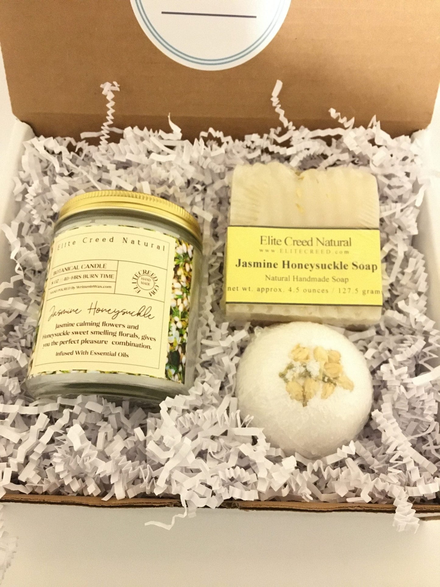 Jasmine Honeysuckle Candle Gift Set